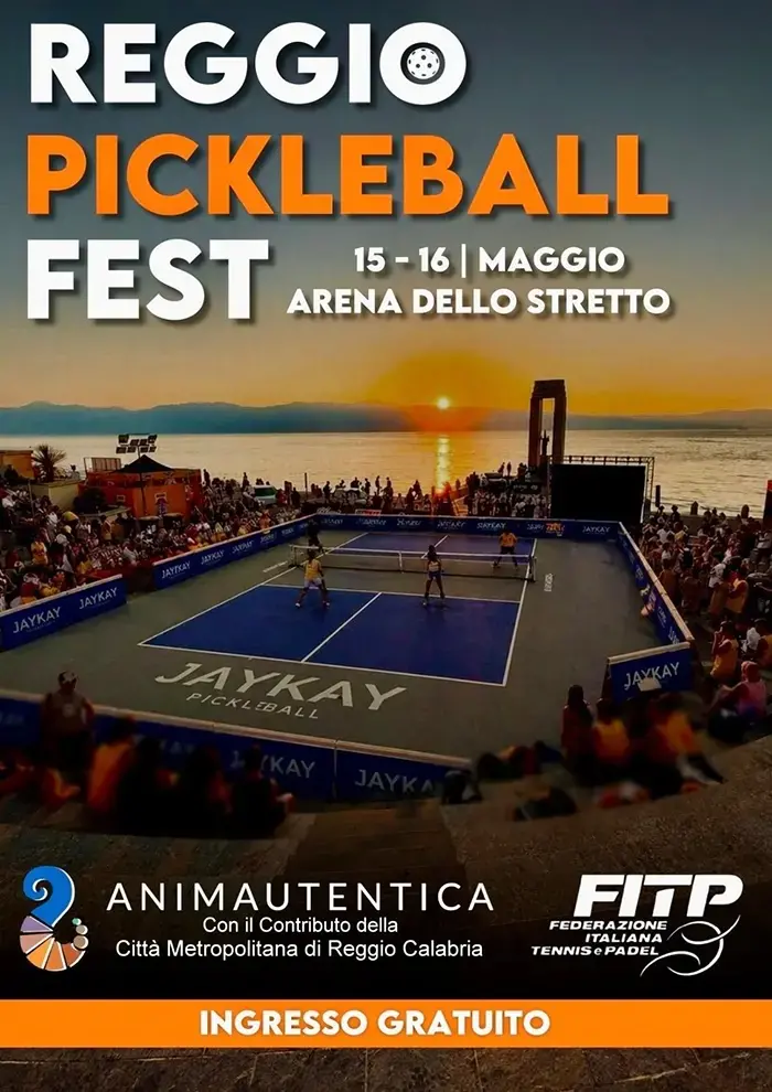 Reggio trasforma l’Arena dello Stretto in una grande festa dello sport: il pickleball richiama campioni e spettacolo sul lungomare\n