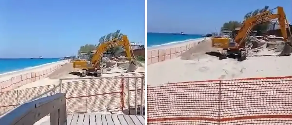 Lavori sulla spiaggia di Vibo Marina, scatta l’allarme-estate dei lidi. Schiavello: «Disastro per l’economia locale»\n