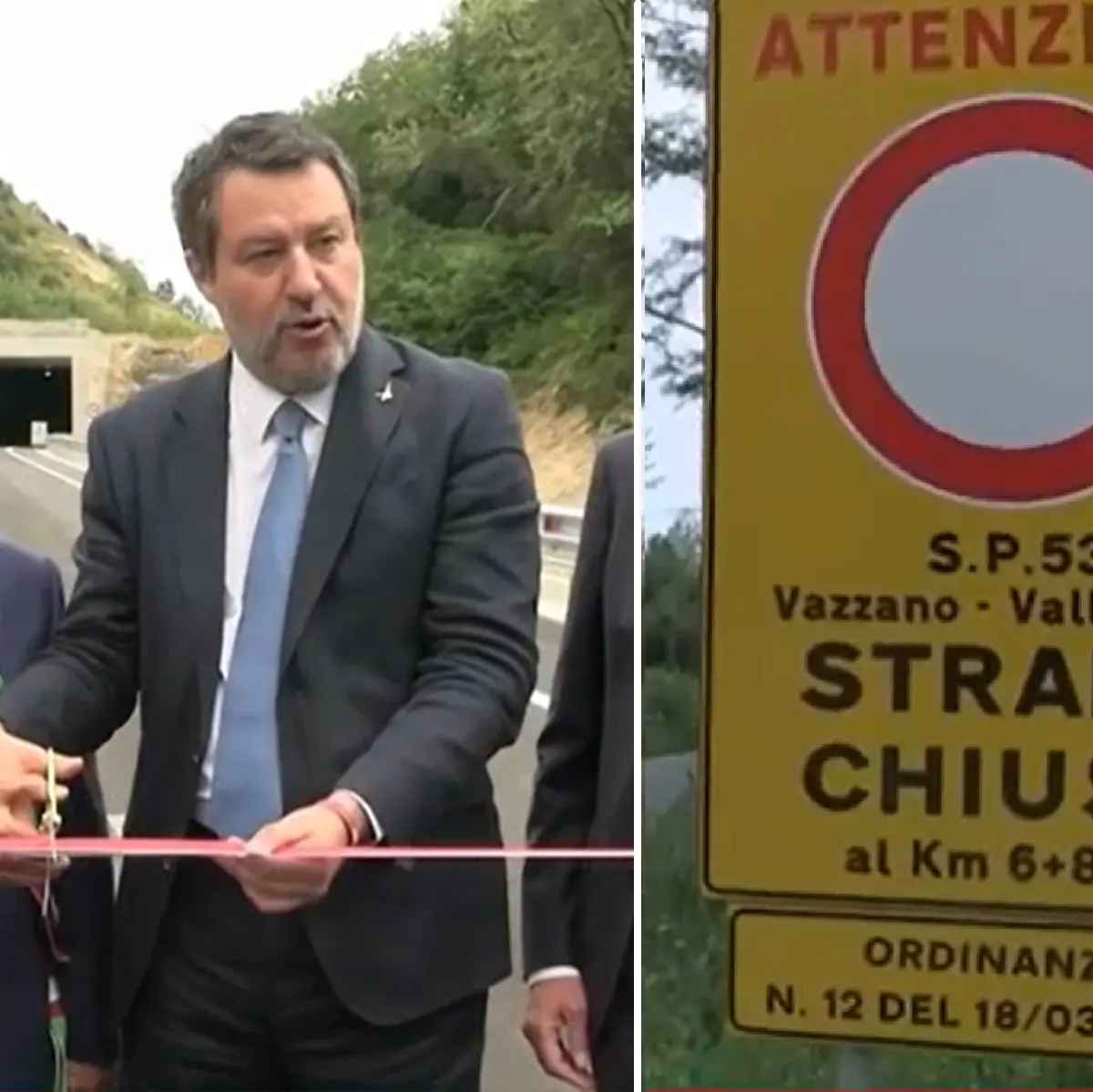 «Tutti bravi a tagliare nastri ma poi le strade non sono finite», l’autogol di Salvini: Trasversale delle Serre aperta verso… il nulla\n