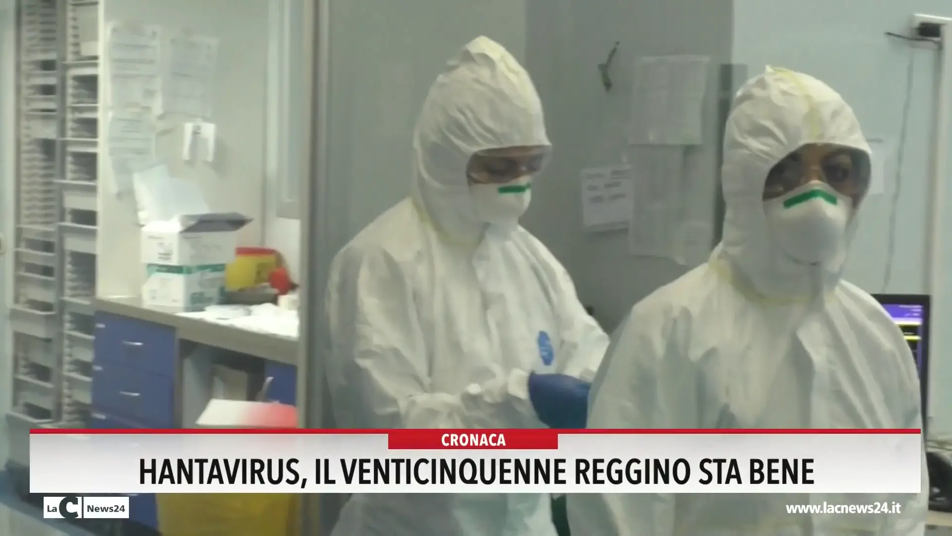 Hantavirus, il venticinquenne reggino sta bene