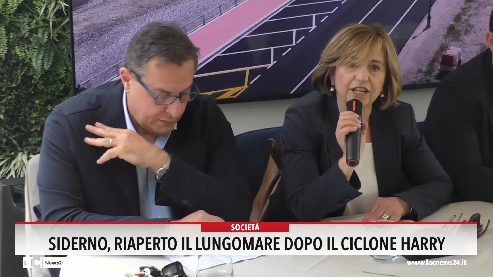 Siderno, riaperto il lungomare dopo il ciclone Harry