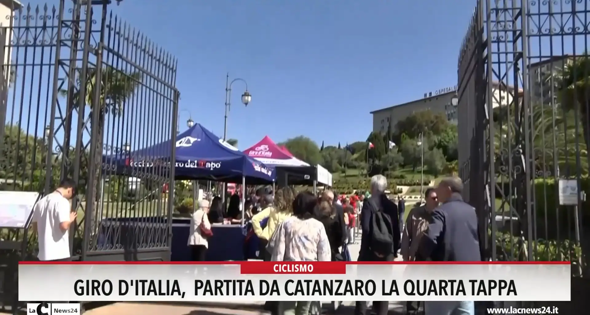 Giro d'Italia, partita da Catanzaro la quarta tappa