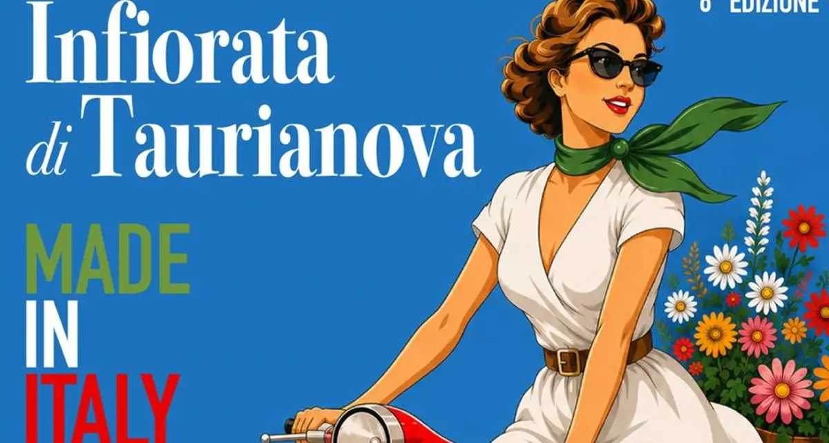 Infiorata di Taurianova 2026, il Made in Italy protagonista della 8ª edizione\n