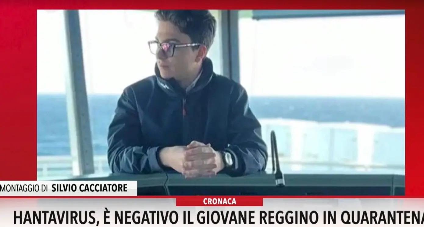 Hantavirus, à negativo il giovane reggino in quarantena