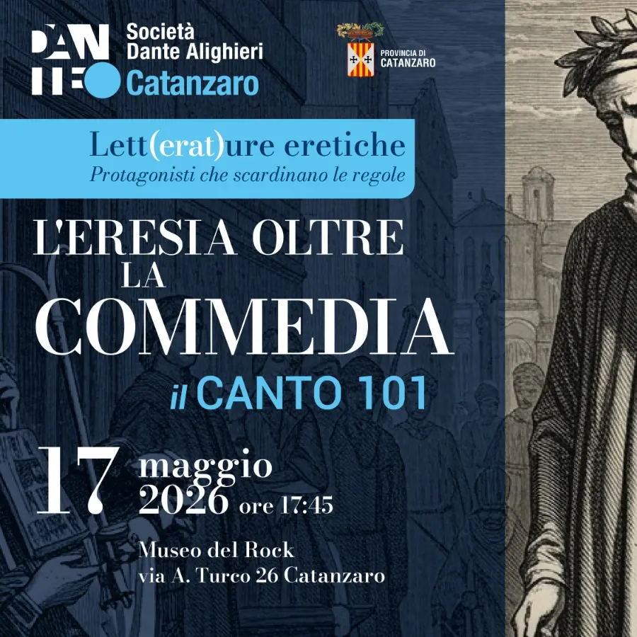 Torna Lett(erat)ure Eretiche: focus sulla questione del “Canto 101” nel pensiero di Dante\n