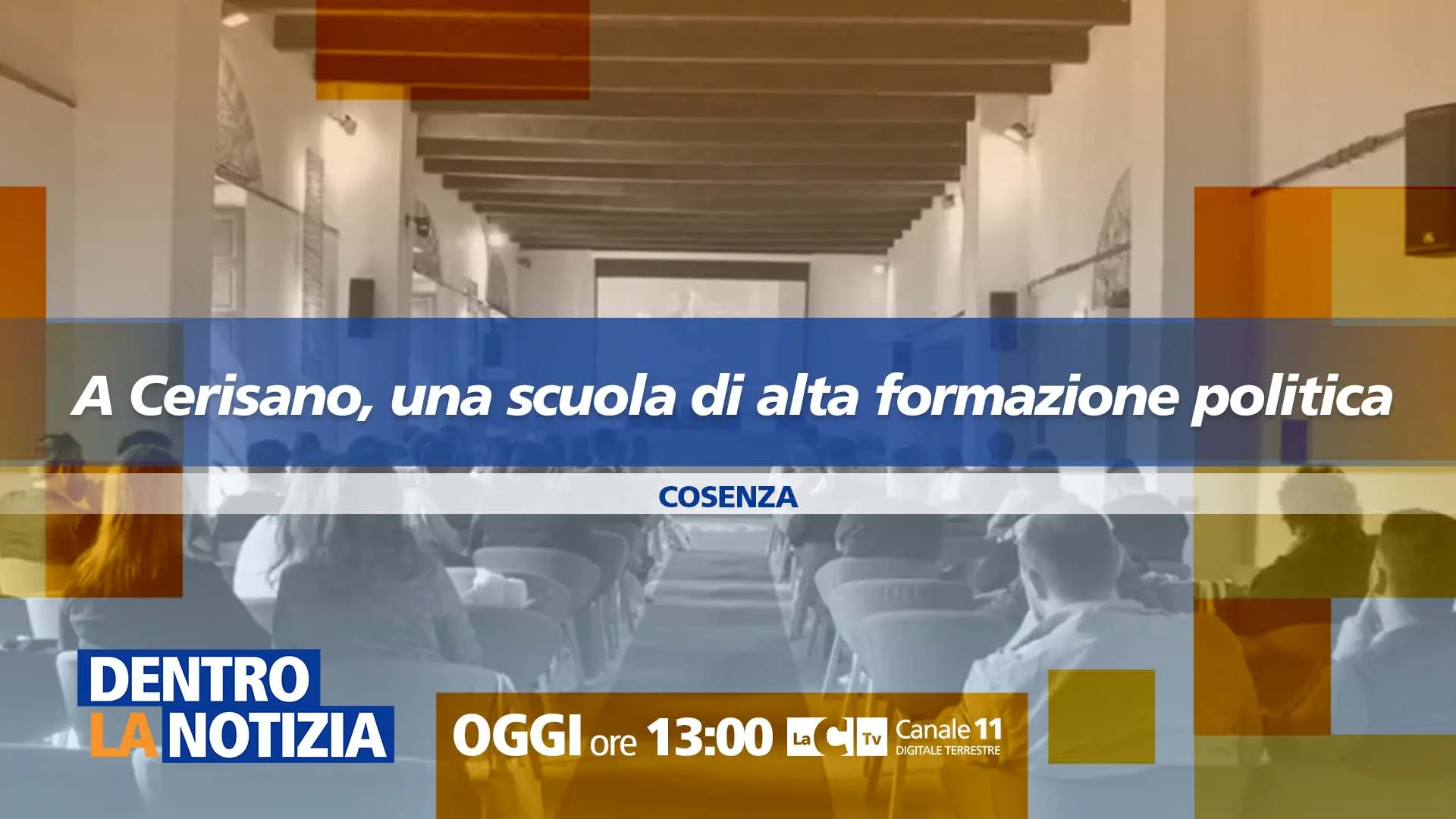 A Cerisano una scuola di alta formazione politica, il dibattito sui giovani approda a Dentro la Notizia\n
