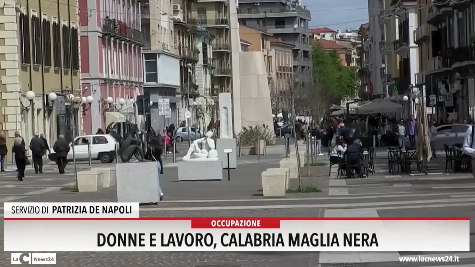 Donne e lavoro, Calabria maglia nera