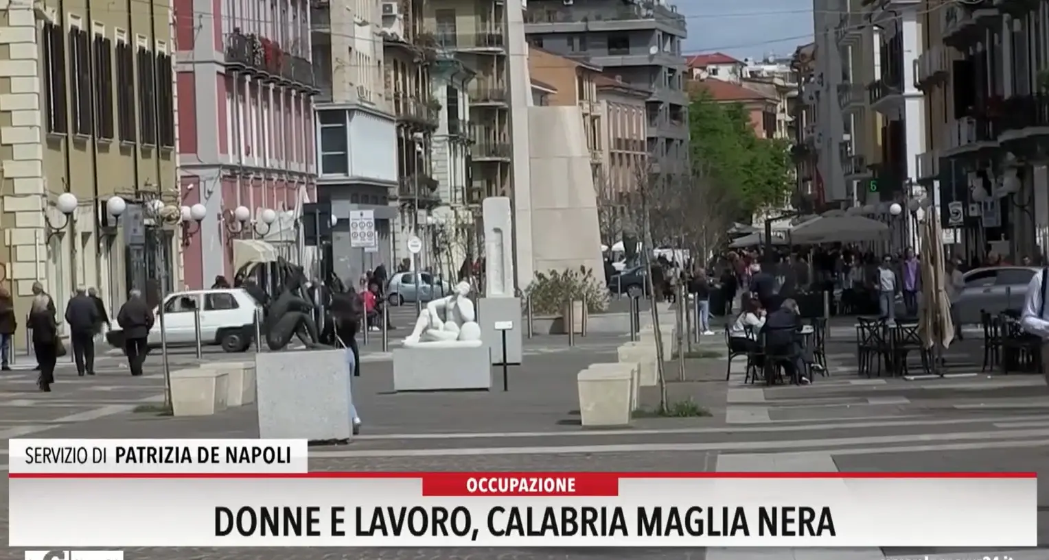 Donne e lavoro, Calabria maglia nera