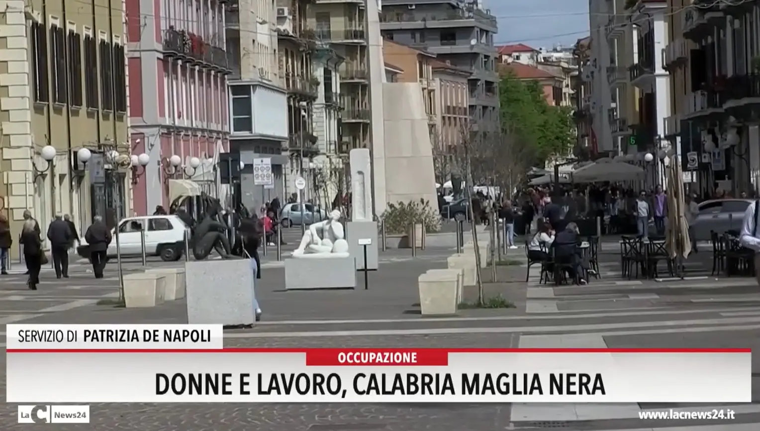 Donne e lavoro, Calabria maglia nera