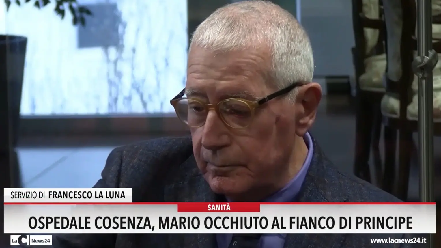 Ospedale Cosenza, Mario Occhiuto al fianco di Principe