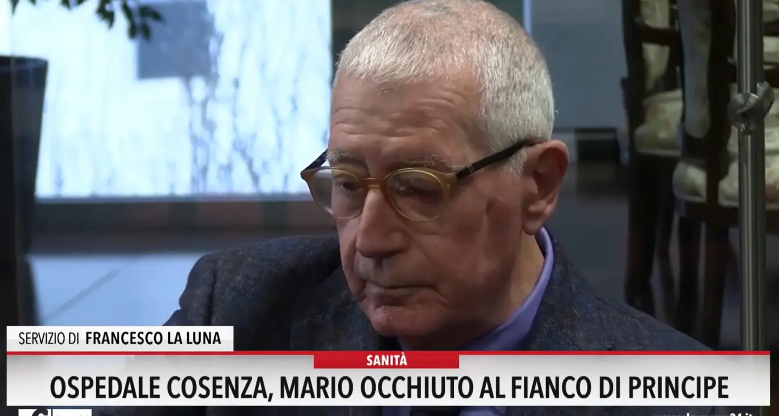 Ospedale Cosenza, Mario Occhiuto al fianco di Principe