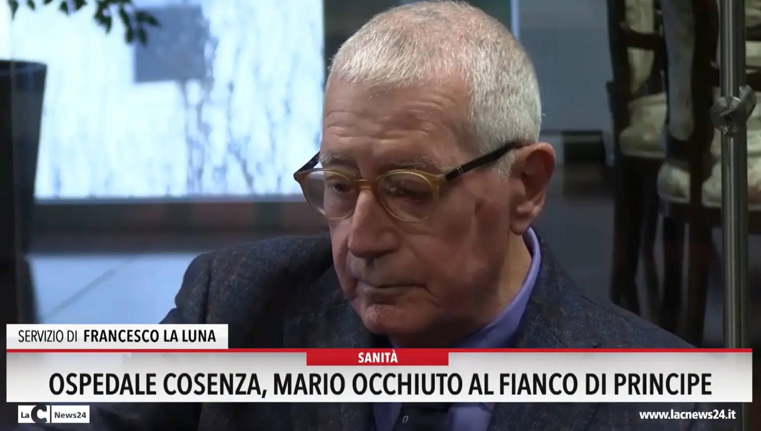 Ospedale Cosenza, Mario Occhiuto al fianco di Principe
