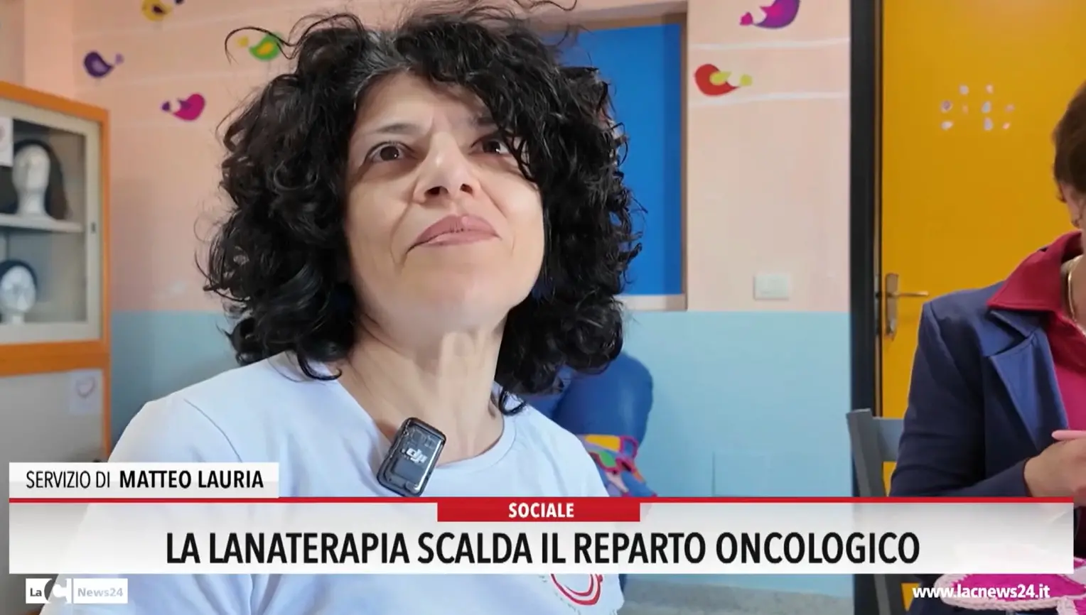 Corigliano Rossano, la lanaterapia scalda il reparto oncologico