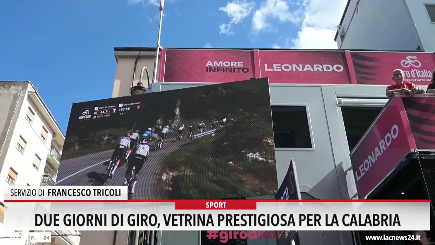 Due giorni di Giro d'Italia, vetrina prestigiosa per la Calabria