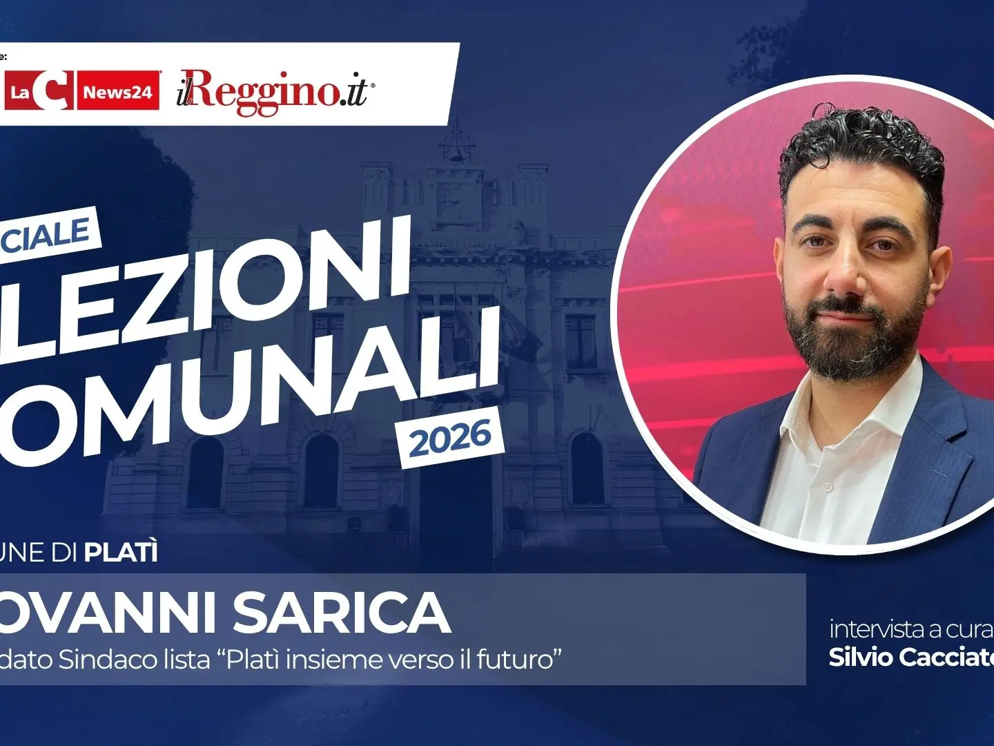 Giovanni Sarica e la sfida del quorum a Platì: «Un futuro migliore è possibile»