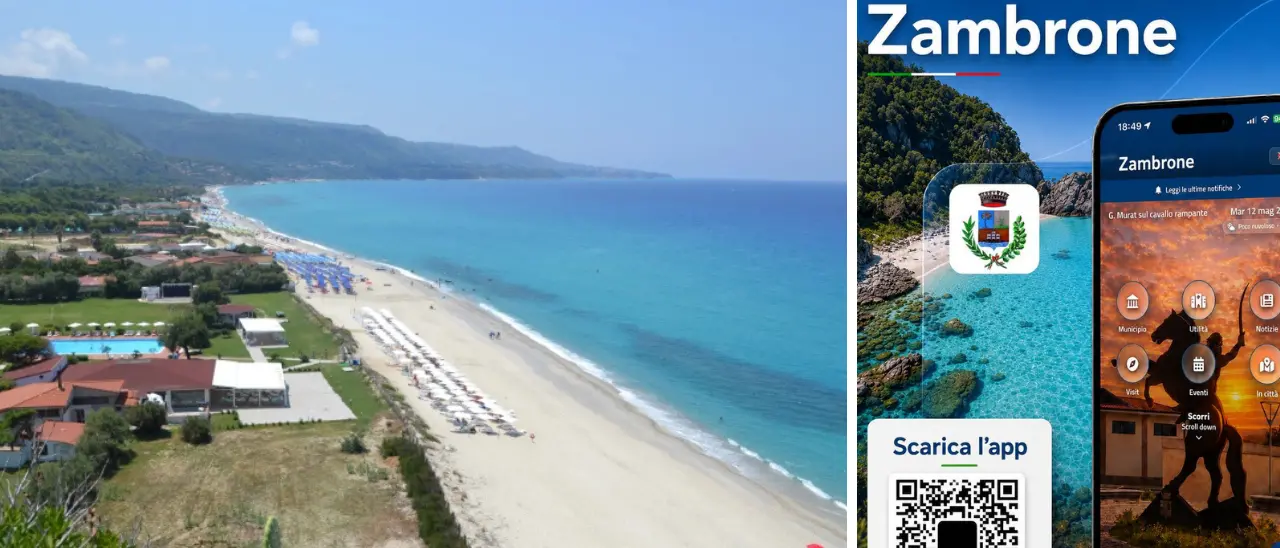 Zambrone, il Comune lancia la sua app:\u00A0avvisi, raccolta differenziata e percorsi turistici sul cellulare\n