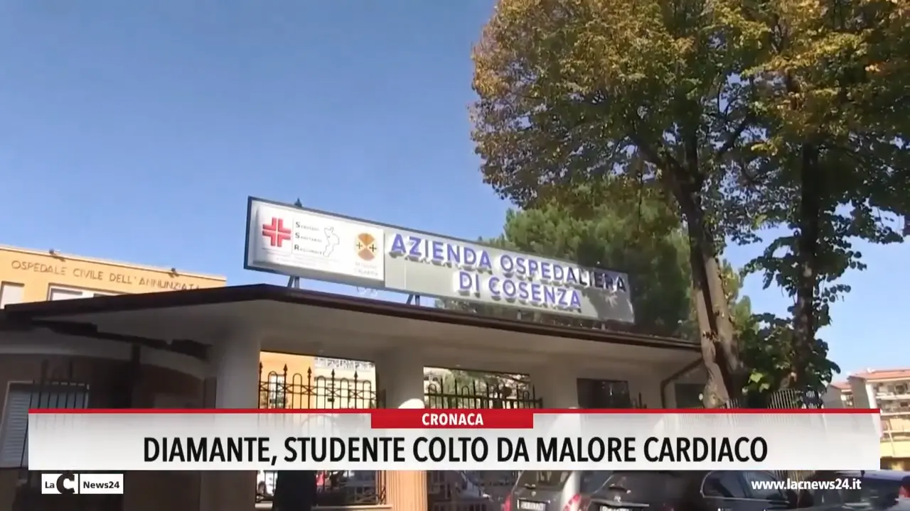 Diamante, studente colto da malore cardiaco