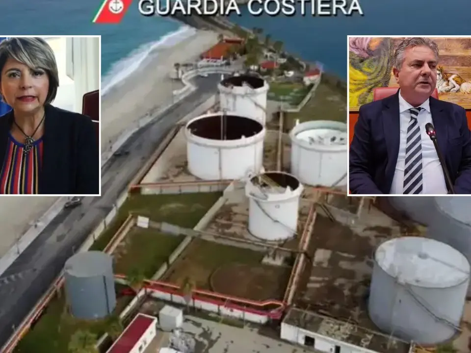 Depositi costieri a Vibo Marina, sopralluogo del vice presidente della giunta regionale Filippo Mancuso