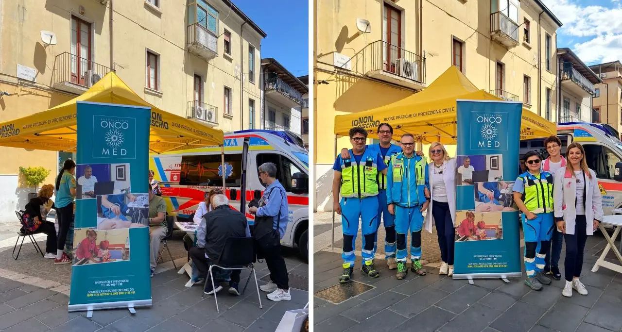 Cosenza, Oncomed porta la prevenzione in piazza\n
