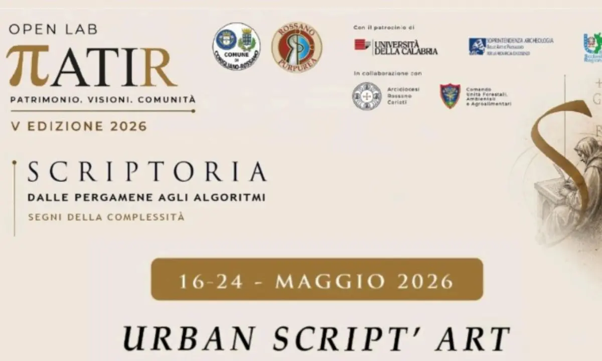 Corigliano Rossano diventa galleria diffusa con Urban Script’ Art per Scriptoria\n