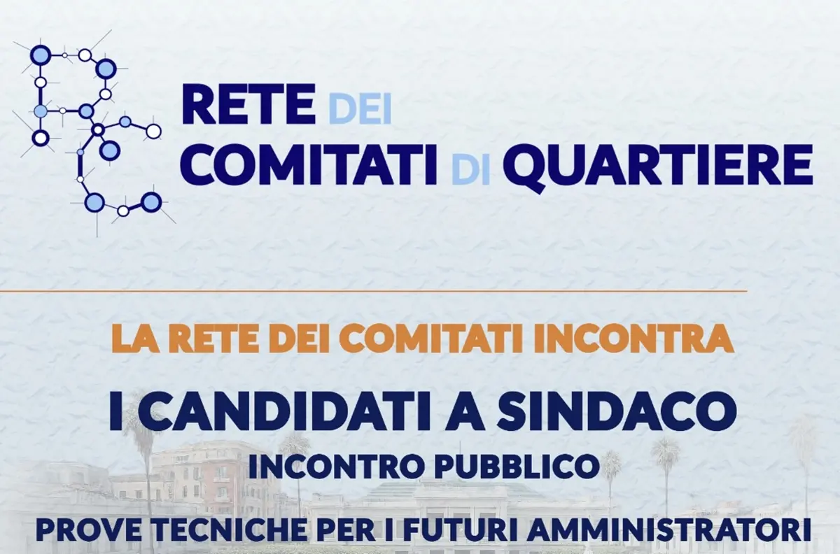Rete di comitati di Quartiere di Reggio, lunedì incontro con i candidati alla carica di sindaco\u00A0\n