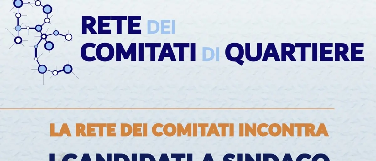Rete di comitati di Quartiere di Reggio, lunedì incontro con i candidati alla carica di sindaco\u00A0\n