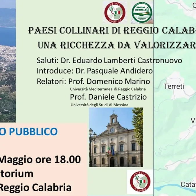 Amministrative Reggio, Andidero:\u00A0«Paesi collinari di Reggio Calabria. Una ricchezza da valorizzare»\n