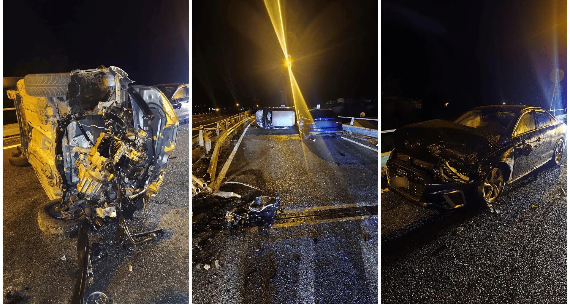 Incidente nella notte sulla Jonio-Tirreno: due feriti allo svincolo di Gioiosa Jonica\n