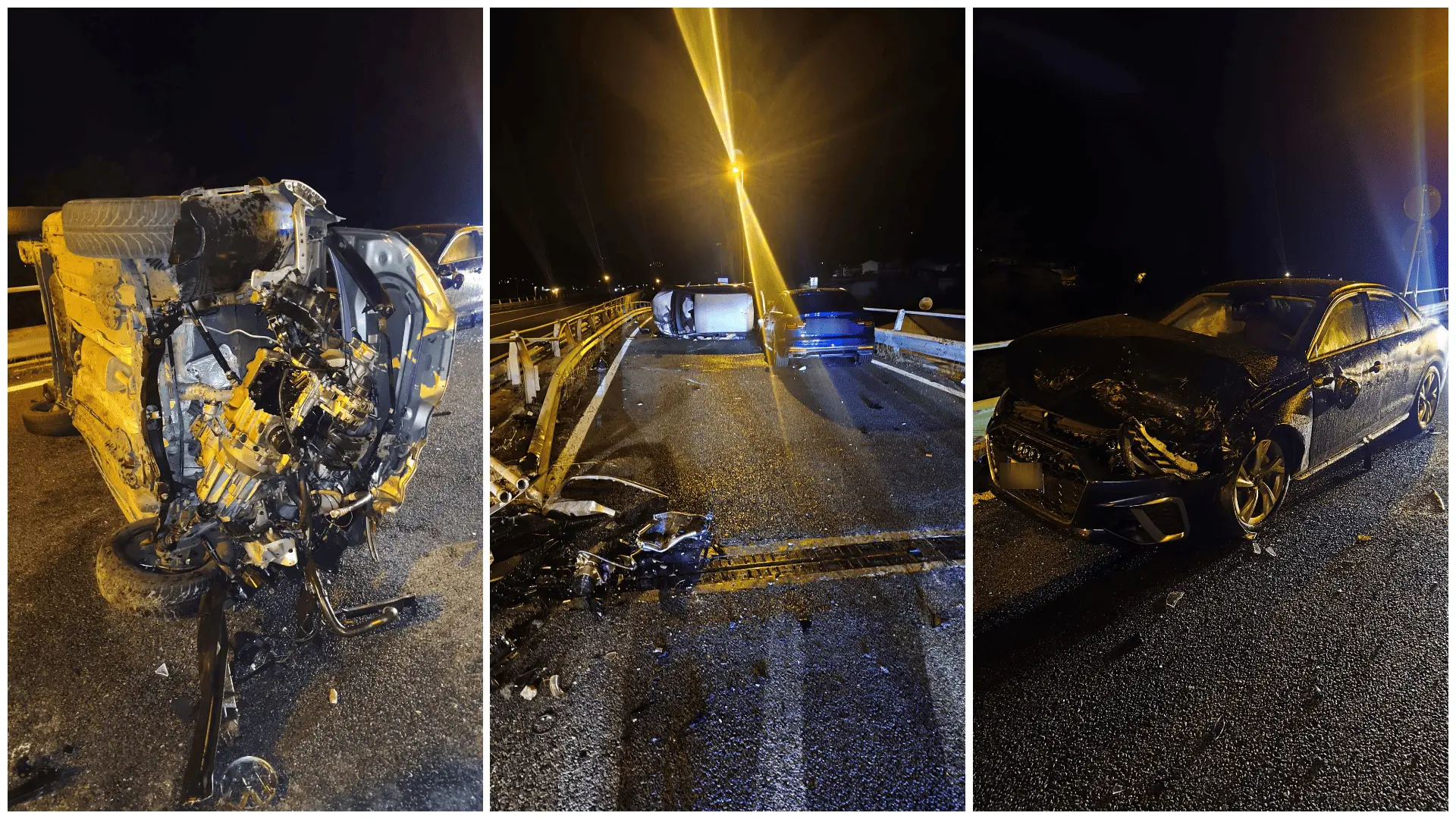 Incidente nella notte sulla Jonio-Tirreno: due feriti allo svincolo di Gioiosa Jonica\n