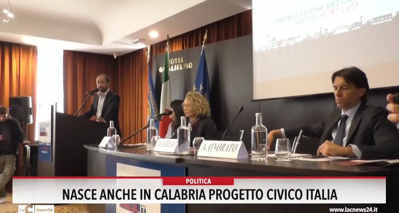 Nasce anche in Calabria Progetto Civico Italia