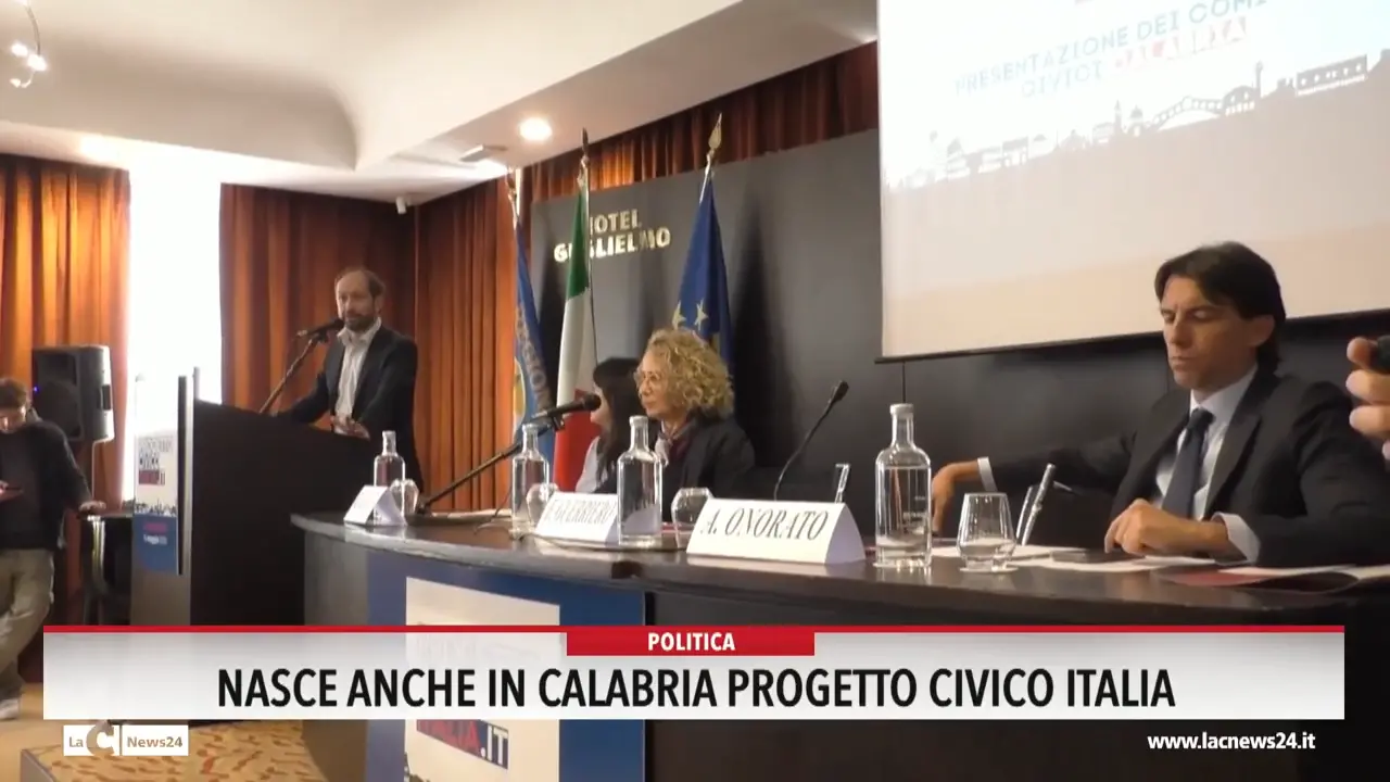 Nasce anche in Calabria Progetto Civico Italia