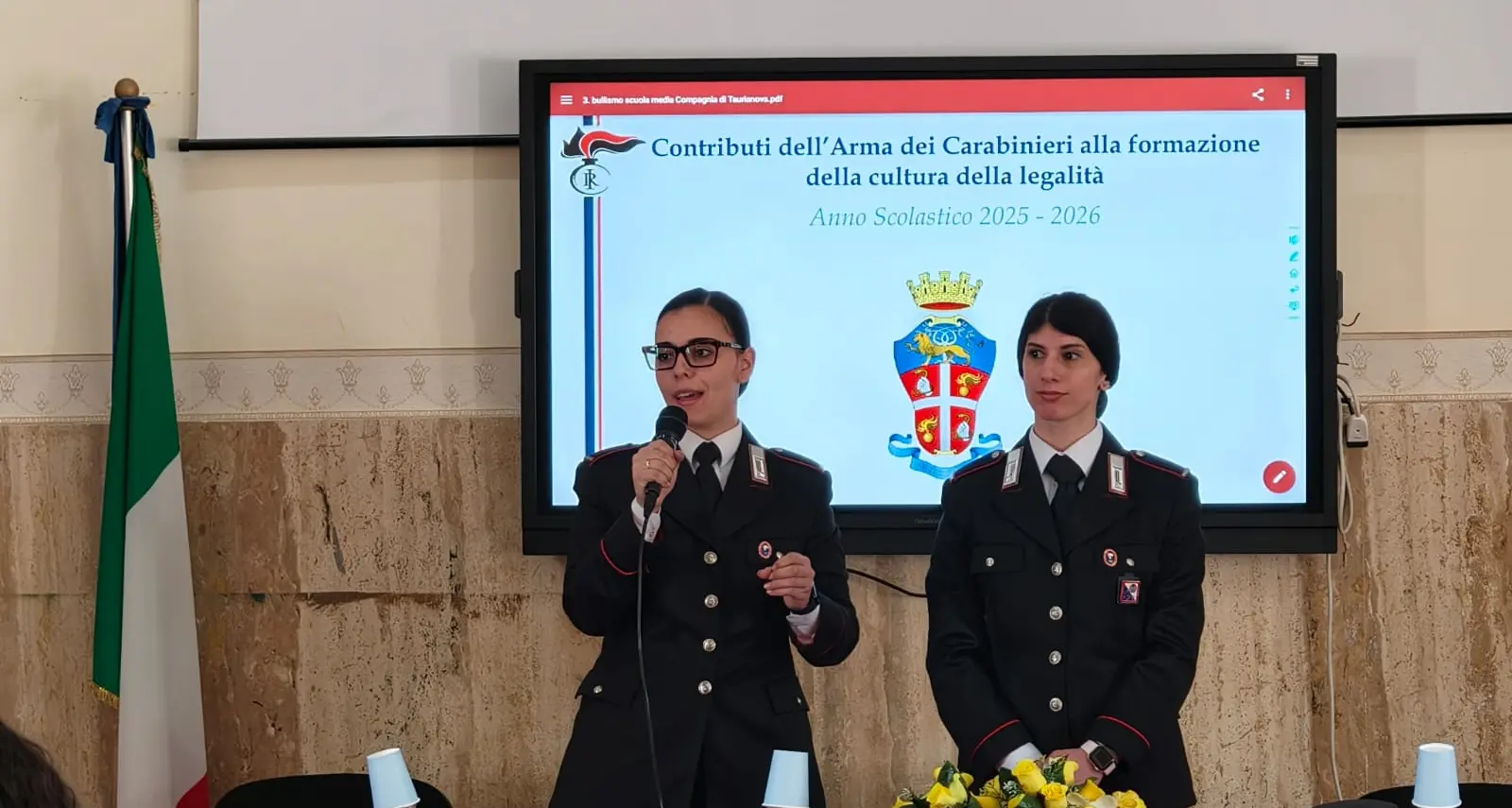 Legalità, social e rischi digitali: i Carabinieri entrano nelle scuole di Taurianova per educare oltre 300 studenti al rispetto e alla responsabilità\n