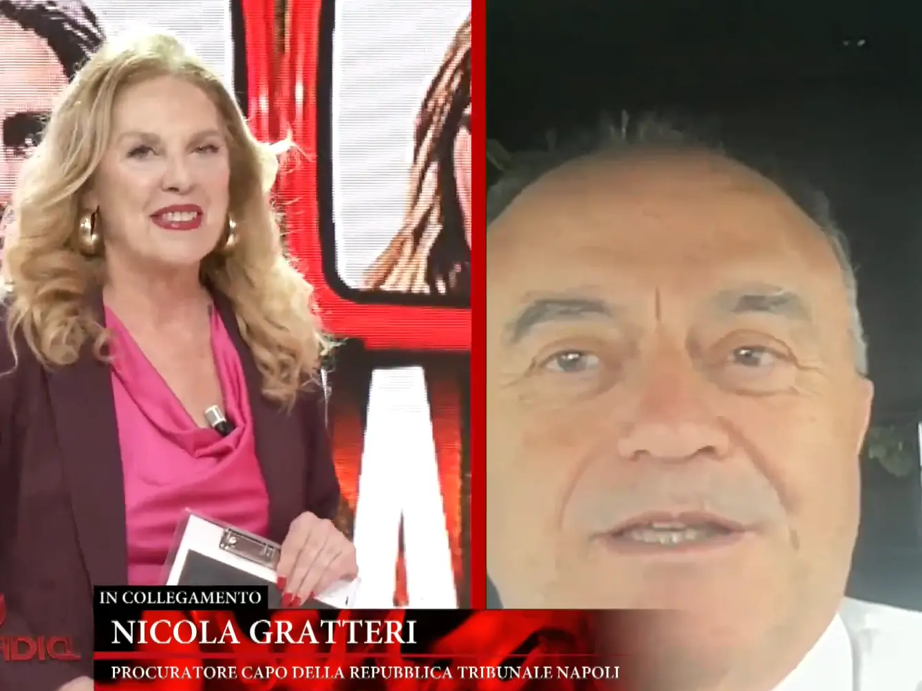 A Perfidia Gratteri attacca la politica: «Non sono né di destra, né di sinistra, tendenzialmente d’opposizione»
