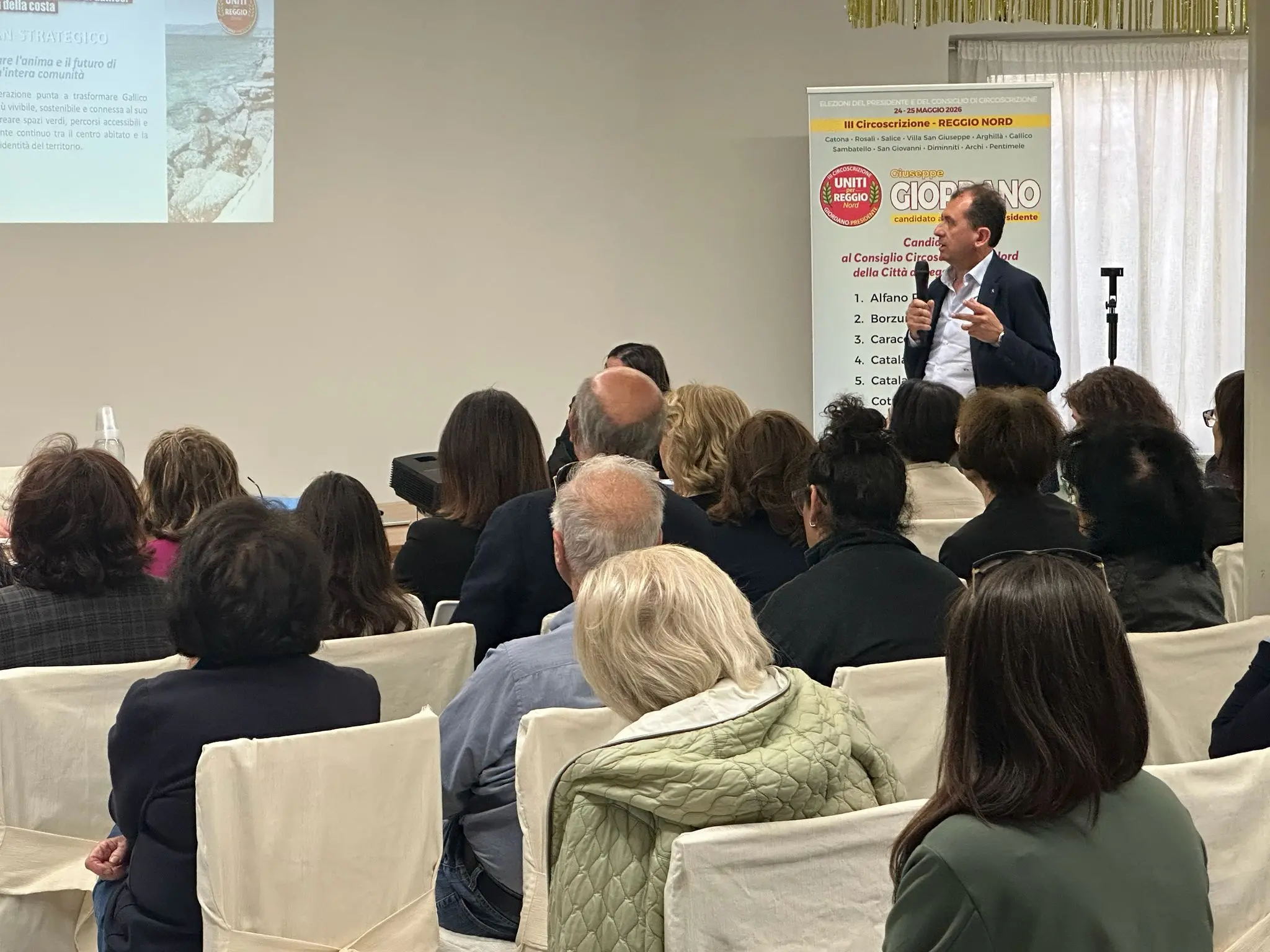 Giuseppe Giordano presenta la squadra di “Uniti per Reggio Nord”: «Le Circoscrizioni per riportare le istituzioni nei territori»\n