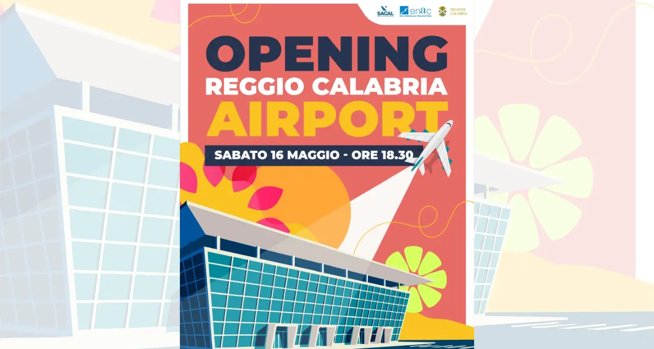 Aeroporto di Reggio, tutto pronto per l’inaugurazione: dalle 18.30 in diretta anche sulle nostre testate\n
