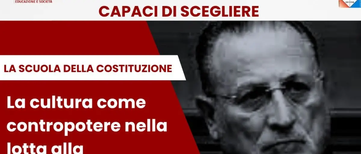 Antonio Nicaso al liceo Pitagora di Crotone nel giorno della strage di Capaci\n