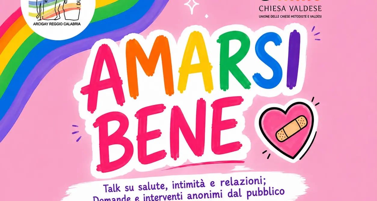 “Amarsi Bene”: Arcigay RC apre il confronto su salute, relazioni e benessere\n