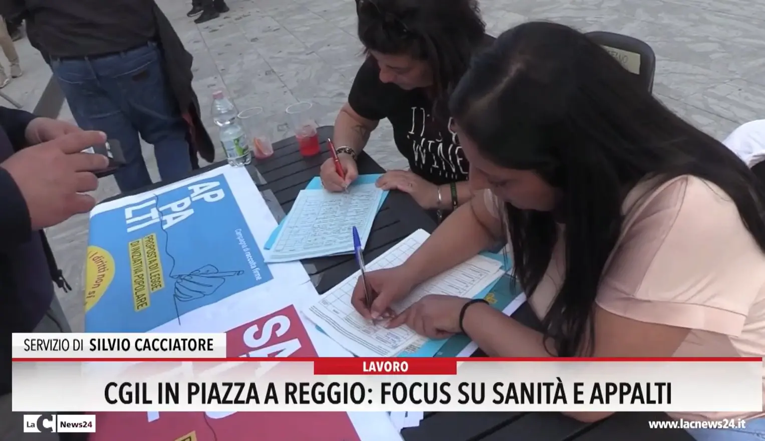 Cgil in piazza a Reggio, focus su sanità e appalti
