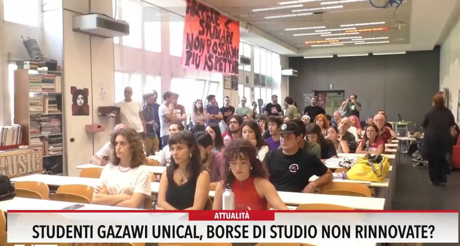 Studenti Gazawi Unical, borse di studio non rinnovate
