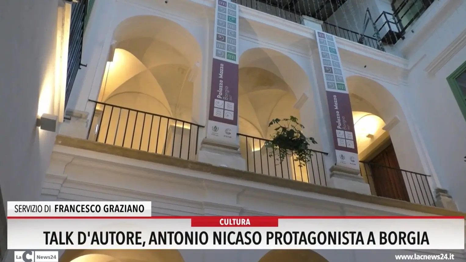 Talk d'autore, Antonio Nicaso protagonista a Borgia