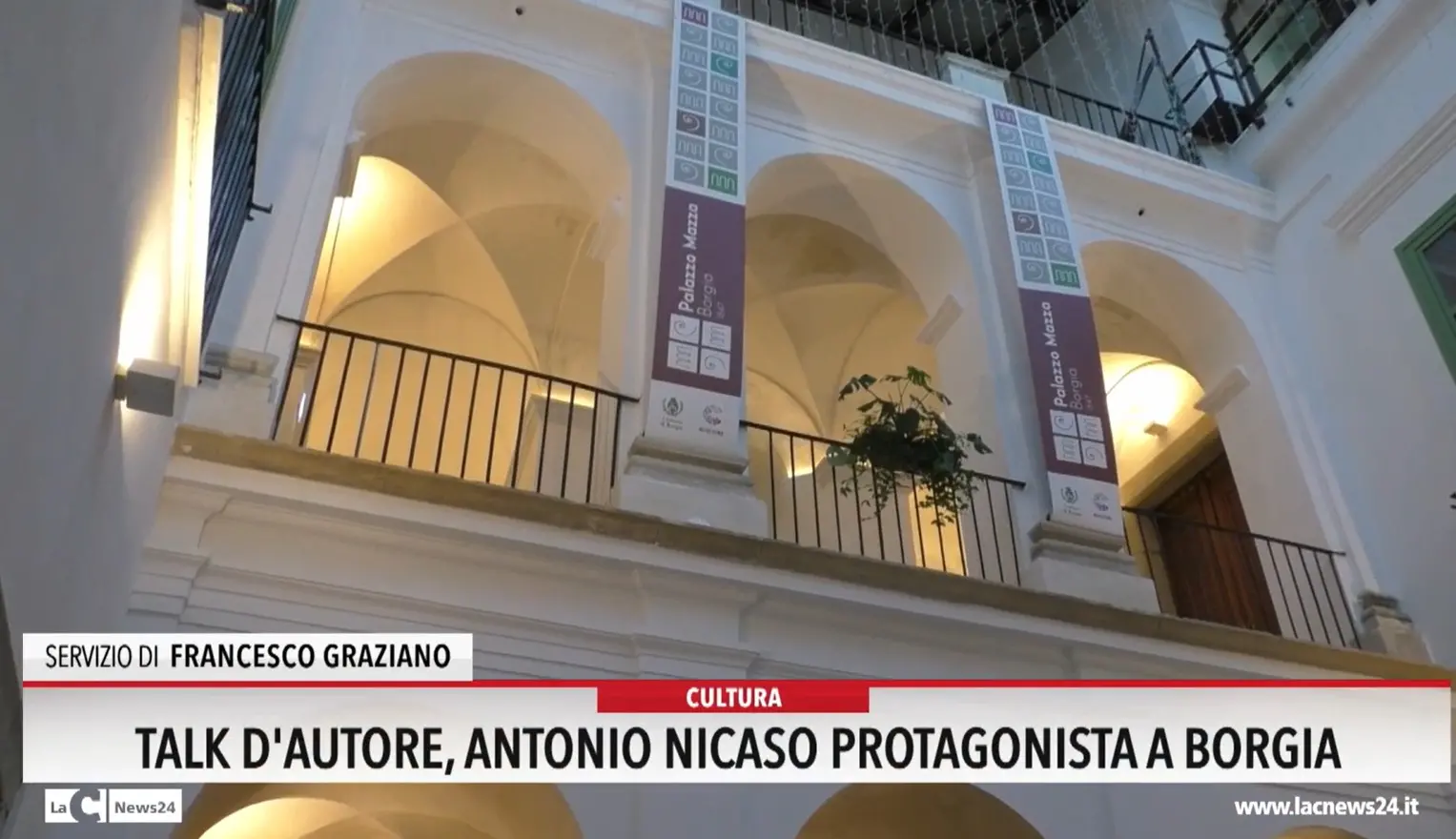 Talk d'autore, Antonio Nicaso protagonista a Borgia