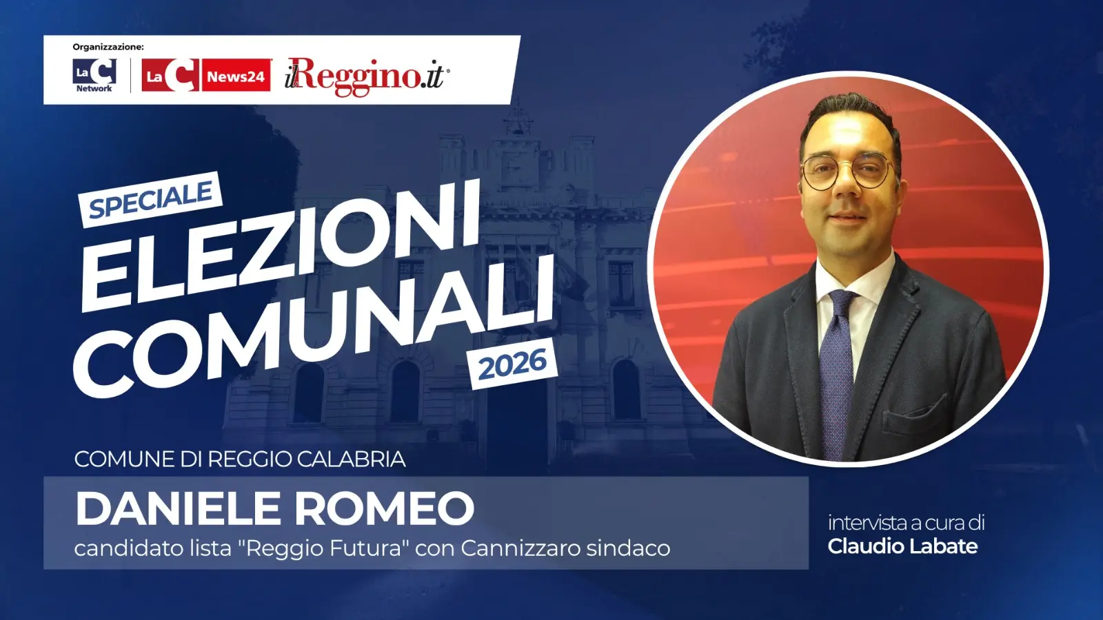 Daniele Romeo, «Reggio trascurata negli ultimi anni, serve impegno e amore per far capire ai giovani che si può ancora coltivare un sogno»\n