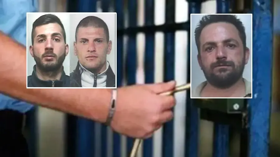 <p>Nei riquadri da sinistra verso destra: Salvatore Emmanuele, Nicola Criniti e Gaetano Emanuele</p>\\n