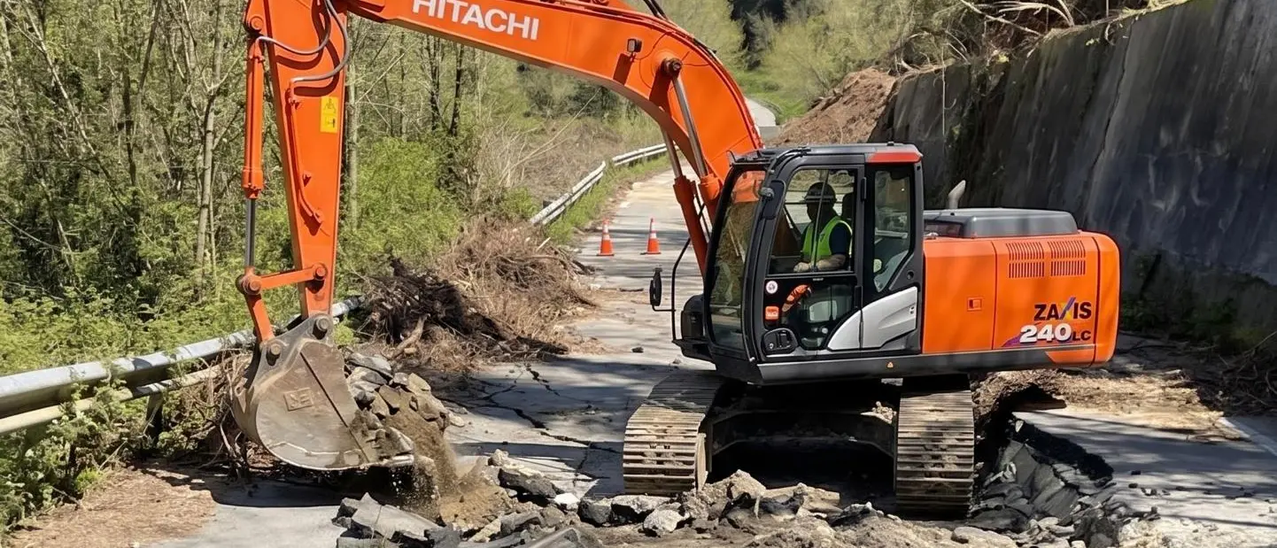 Sp 53 chiusa, Anas autorizza l'intervento urgente in «via eccezionale»: si parte con i lavori sulla Vazzano-Vallelonga\n