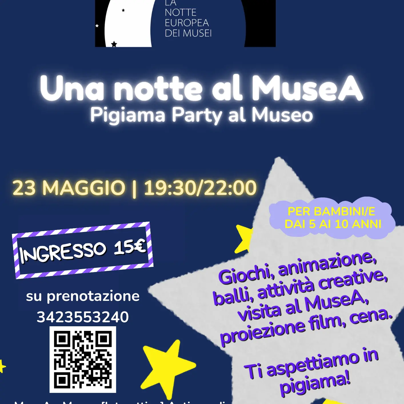 “Una notte al MuseA”, a Reggio Calabria il pigiama party tra giochi, cinema e creatività\n