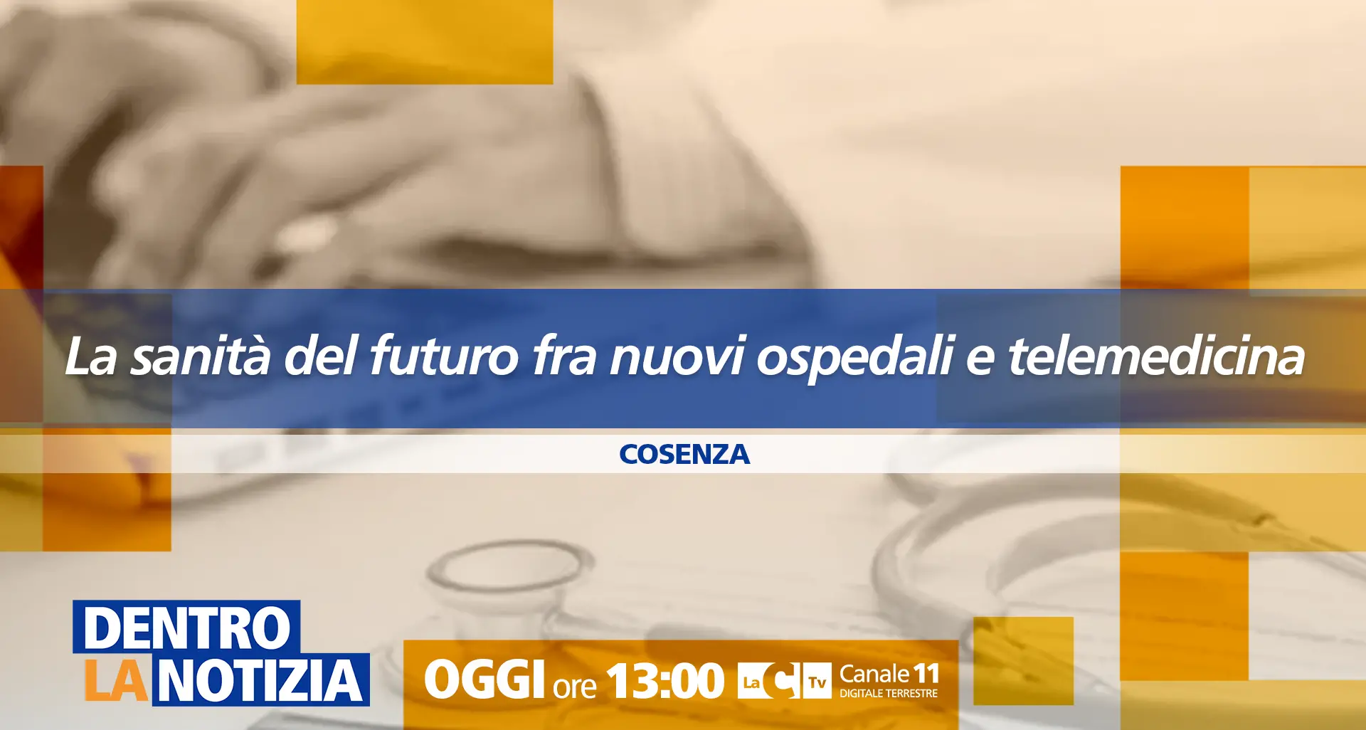La sanità del futuro in Calabria tra nuovi ospedali e telemedicina: focus a Dentro la Notizia\n