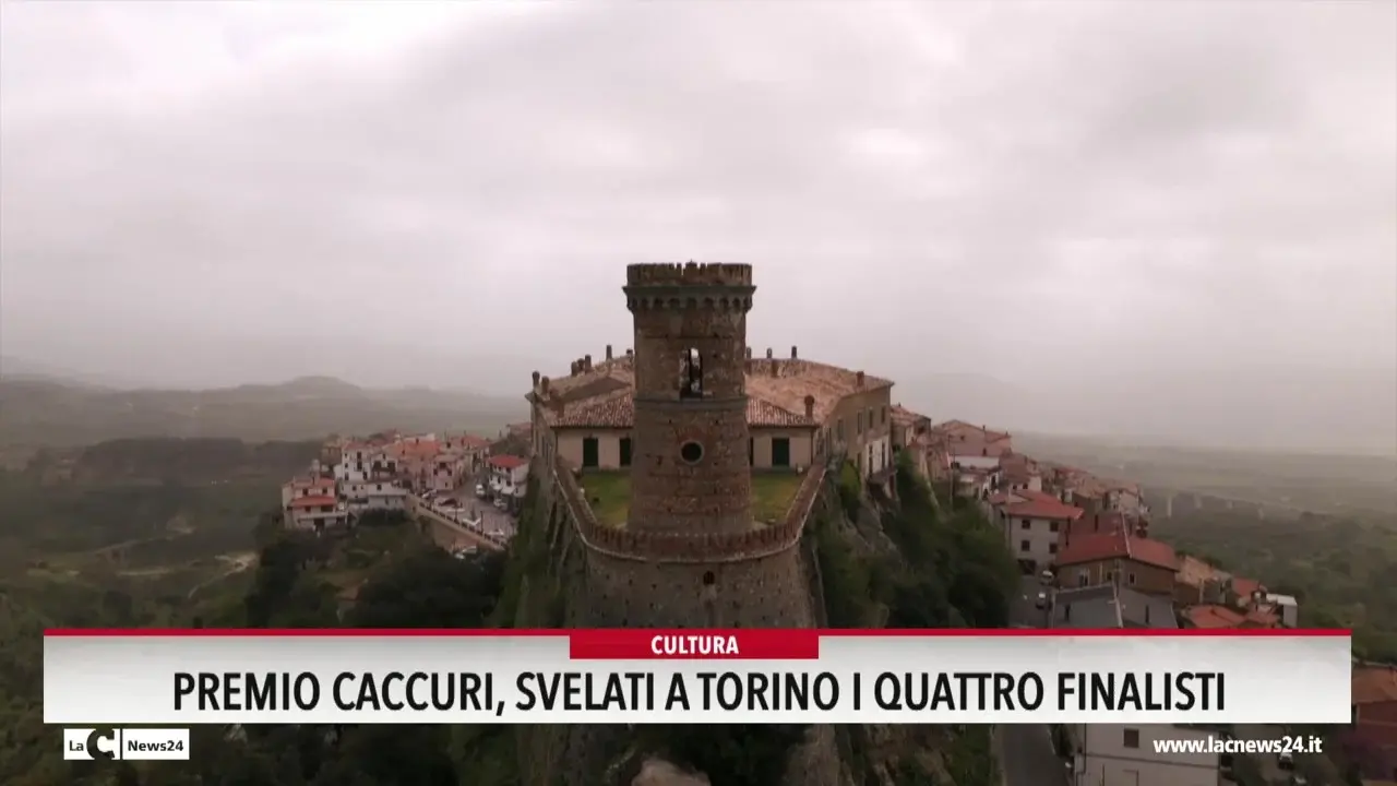 Premio Caccuri, svelati a Torino i quattro finalisti