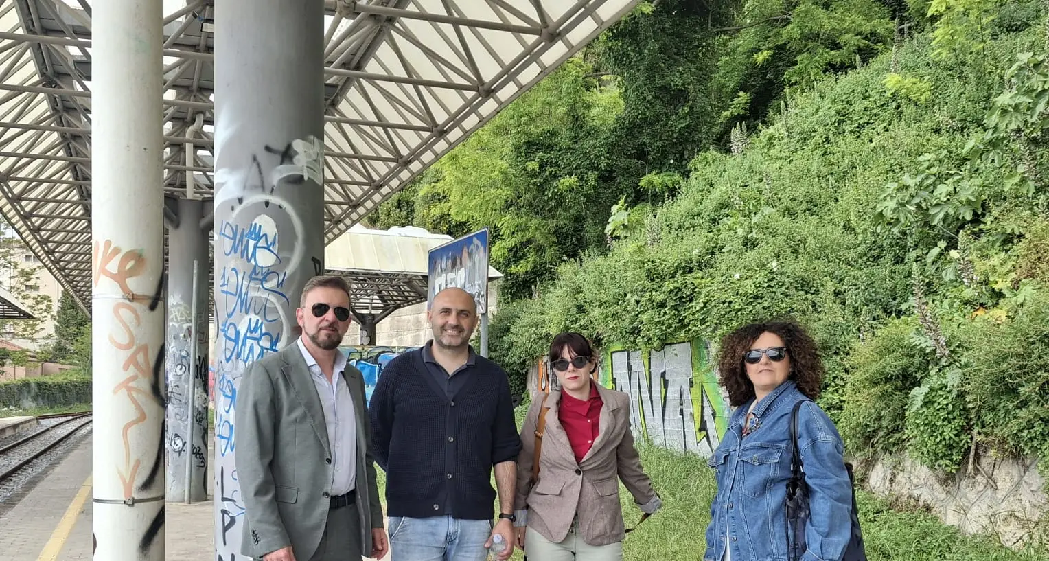 Metropolitana: sopralluogo alle stazioni ex Pratica e Matteotti per una loro possibile “rilettura” in chiave artistica