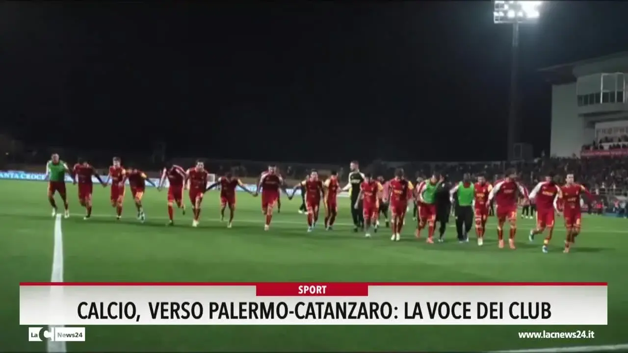 Calcio, verso Palermo-Catanzaro: la voce dei club