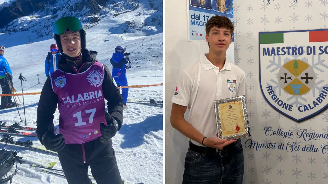 La Calabria incorona il più giovane maestro di sci alpino d’Italia: «Anche noi possiamo arrivare in vetta»\n